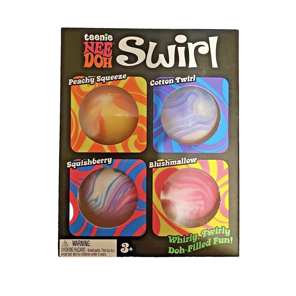 Nee Doh Teenie Swirl 4 Pack  Sz